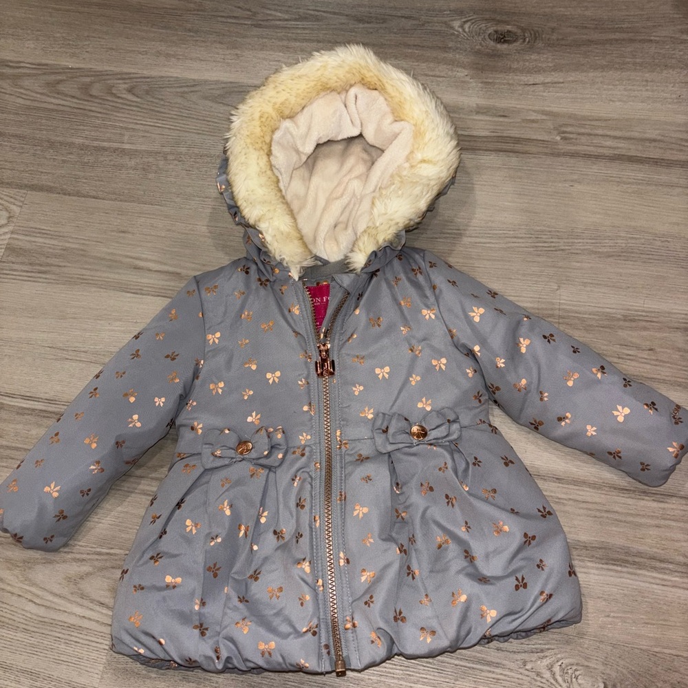 London Fog brand puffer coat 18-24M